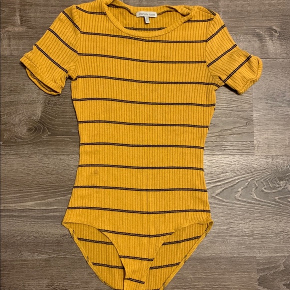 mustard yellow bodysuit
